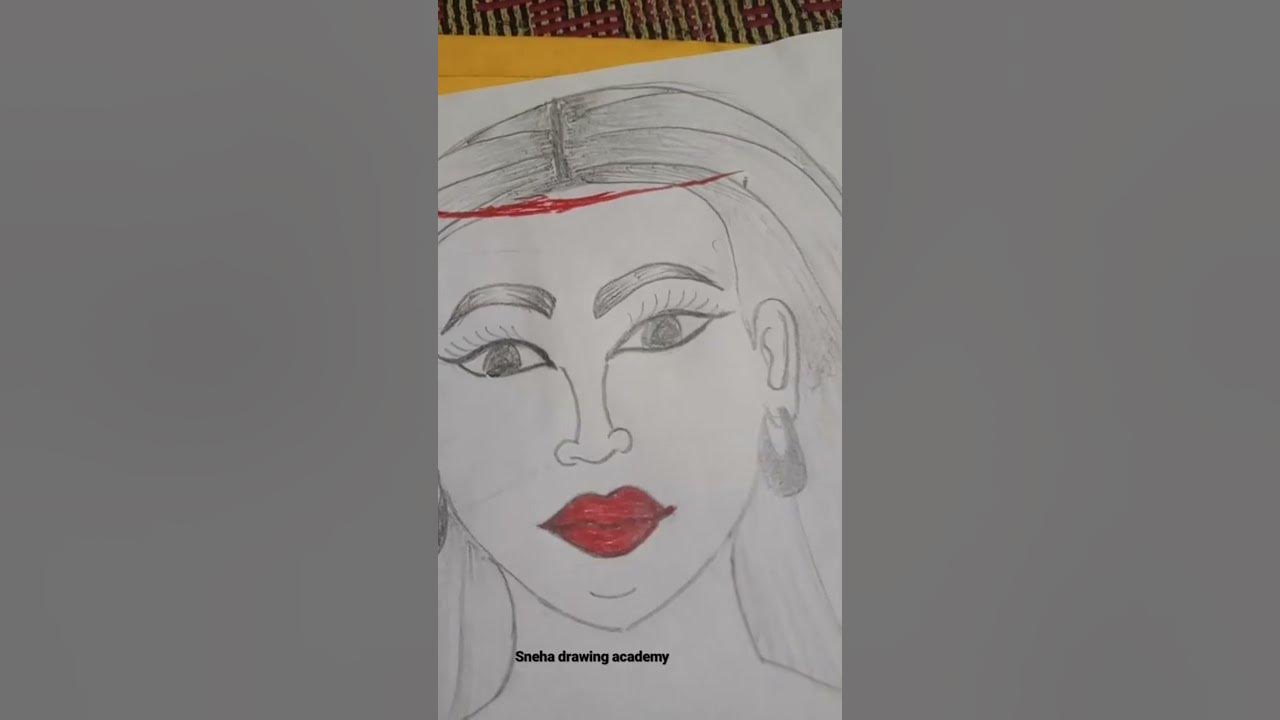 girl chenj 😘 sneha drawing academy 😀😘😘🌹👌👍#shorts - YouTube