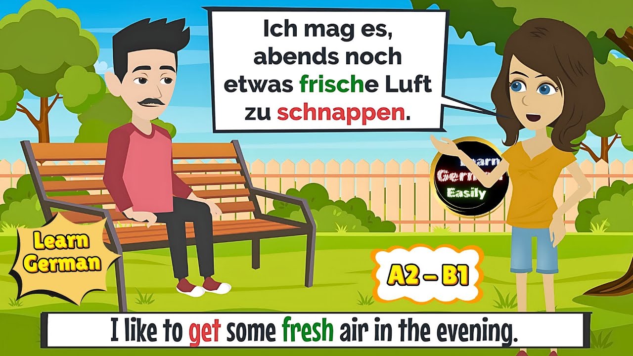 Slow german A2 - B1 | German Dialogues A2 - B1 | Deutsch lernen mit ...
