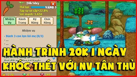 Ngọc Rồng Online - Hành Trình Chỉ Nạp 20K/Ngày Bao Lâu Mới VIP ? | Tập 1