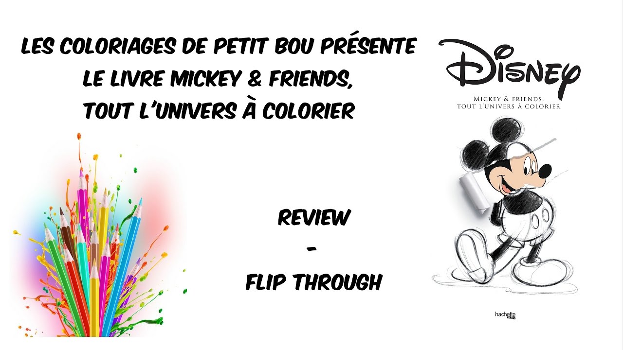 Mickey & Friends tout l univers   colorier ðŸ“–