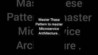 Top 5 Design Pattern of Microservice Architecture.