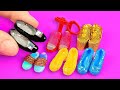 9 DIY Miniature Barbie Shoes and Boots ~ ZAPATOS para MUÑECAS Barbie