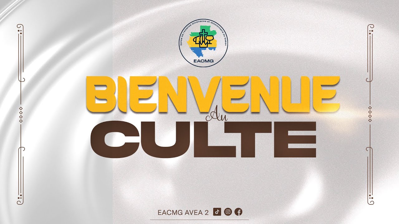 BIENVENUE A NOTRE CULTE DU DIMANCHE 21 AVRIL 2024 II - YouTube