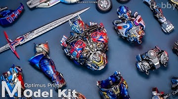 Transformers Optimus Prime & Mirage Model Kit Satisfying ASMR Speed Build