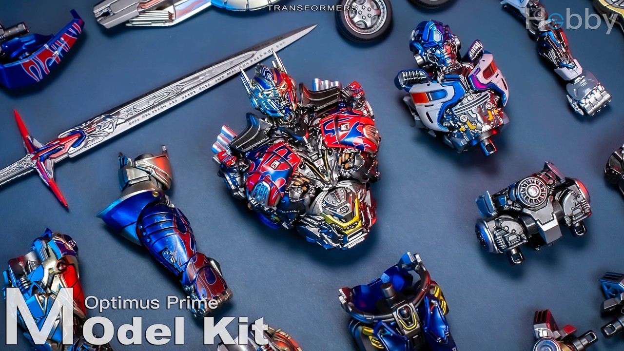 Transformers Optimus Prime & Mirage Model Kit Satisfying ASMR Speed Build