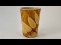 Mug with leaves print