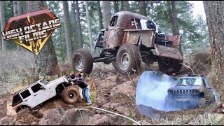 Mountain top mud bog open wheeling