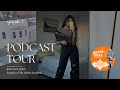 Podcast tour  episode 1  bigger talks x by janani