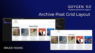 Archive Grid Layout with Pagination using Oxygen 6 and Breakdance Elements for Oxygen