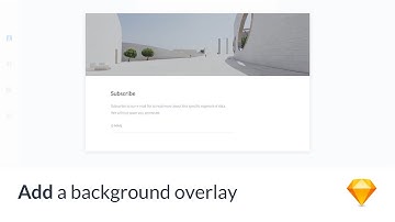 Sketch App: How to add a background overlay