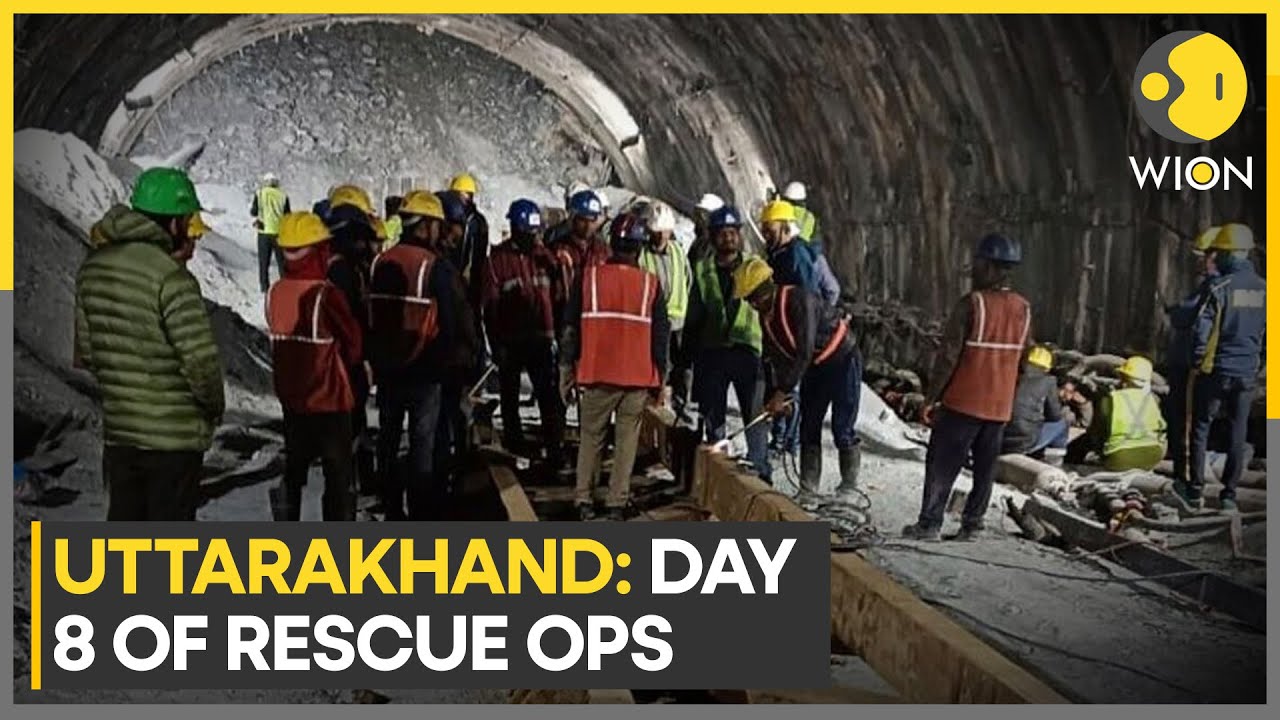 India: Day 8 of rescue operations| New heavy drill flown into tunnel site | WION
