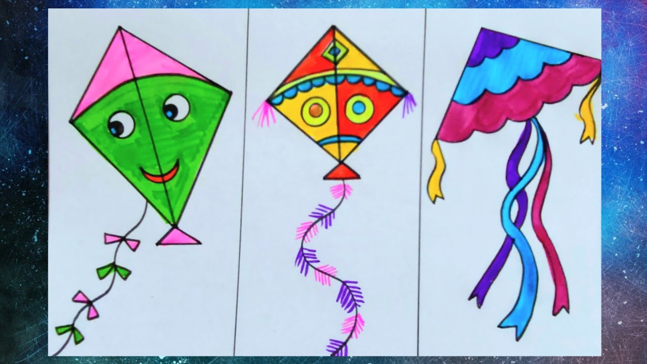 AI Art Generator: A pencil sketch of indian kids flying kite