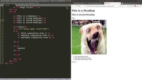Weblapszerkesztés alapok #1 - HTML, CSS