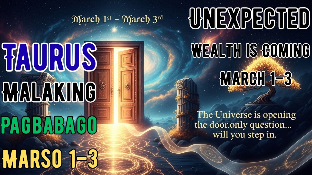 Taurus, Binubuksan ng Uniberso ang isang Pinto! Paparating ang Hindi Inasahang Kayamanan! Marso 1–3