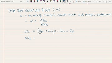 #CECBCCconfiguration largesignal current gain? Why bjt is called current controlled device #gateeasy