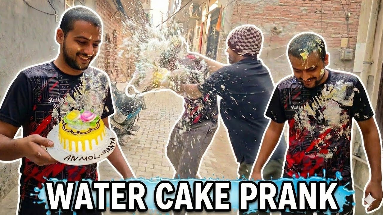Water Balloon Cake Prank on Birthday | Abhishek Nagar 