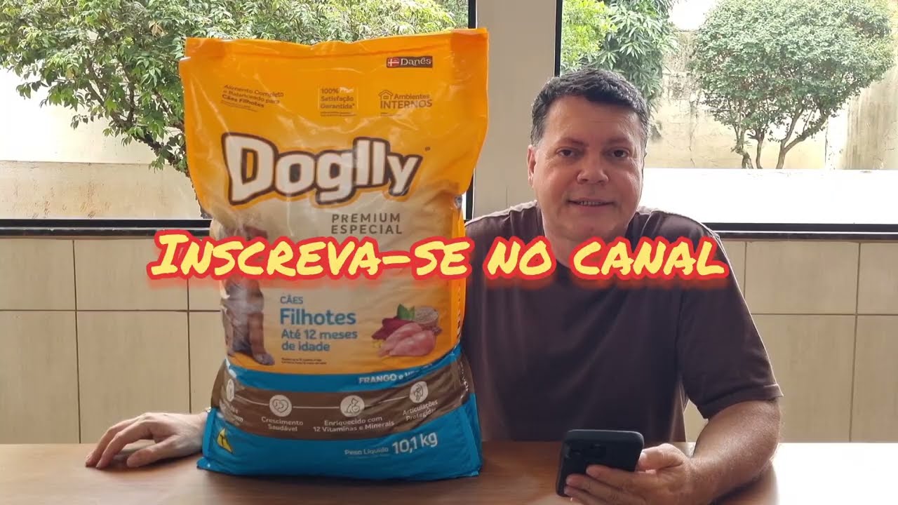 Conhecendo a ração doglly cão filhote!