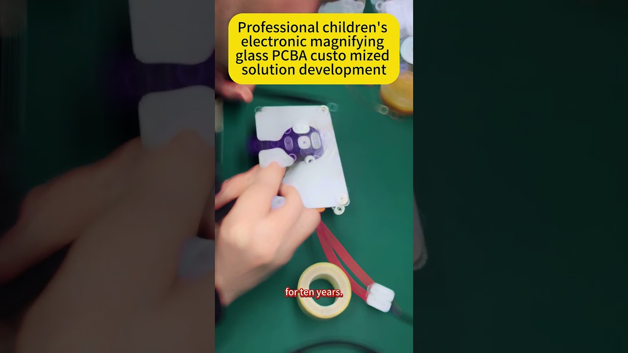 High definition handheld children electronic magnify glass with screen PCBA solution customization
