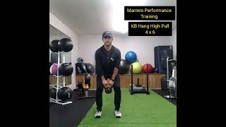 Marrero Performance Training Kettlebell Clean High Pull