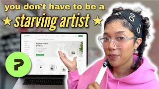 how artists can sell their art FAST & EASY with print on demand