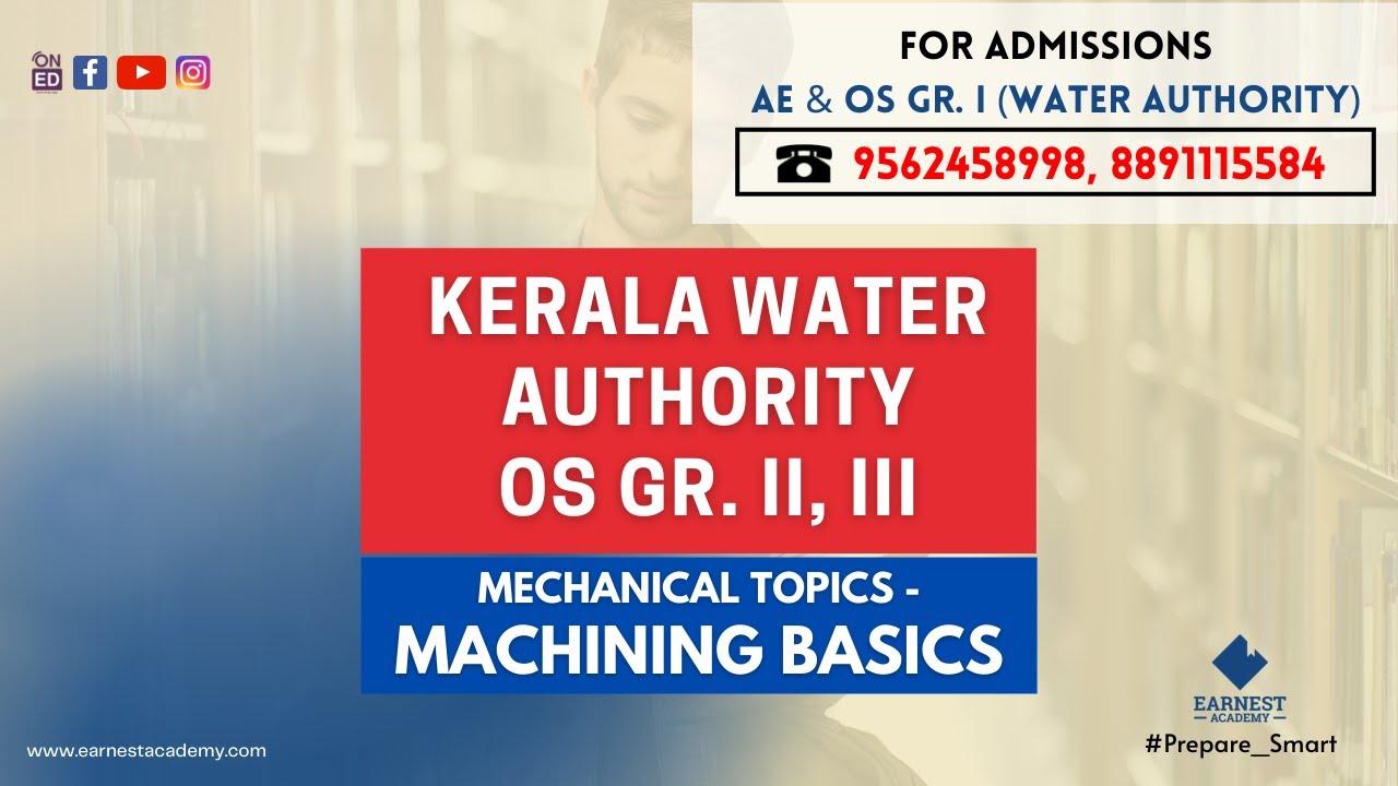 Kerala PSC Kerala Water Authority OS Gr. II/Gr. III Overseer KWA