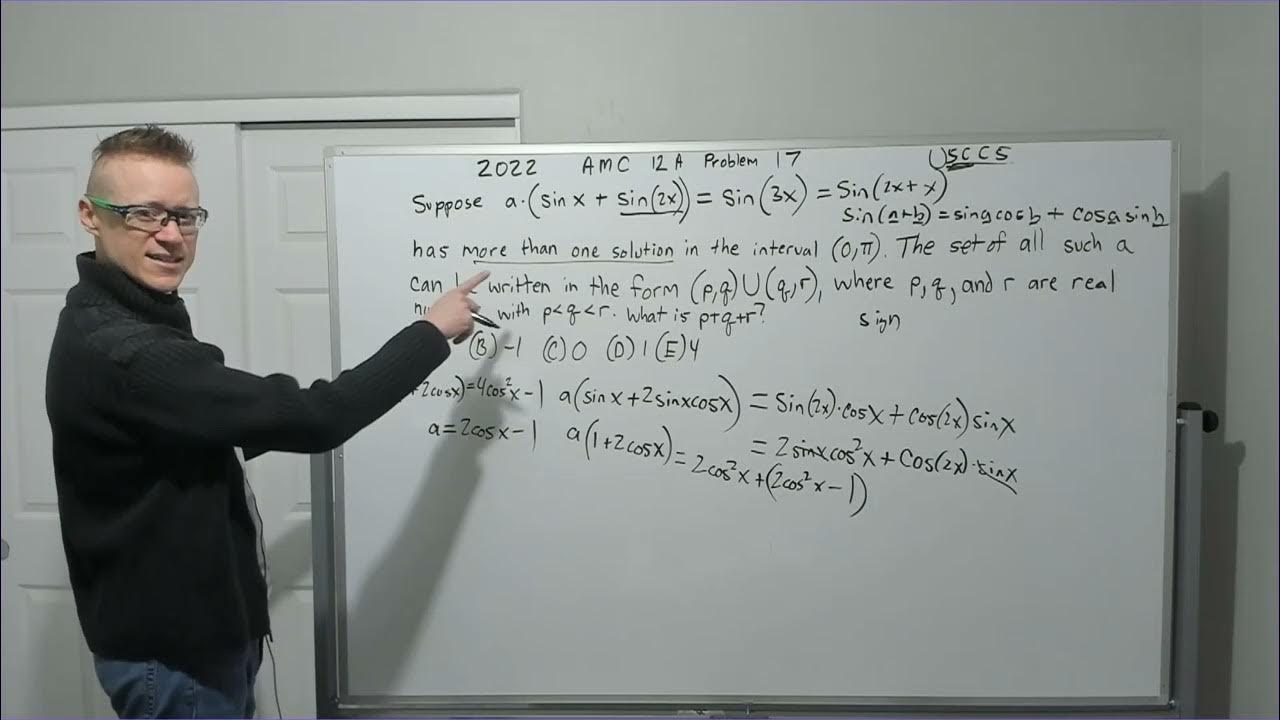 2022 AMC 12 A, Problem 17 YouTube