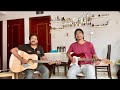 When the smoke is going downacoustic vs electric guitar  scorpions abishek and philip