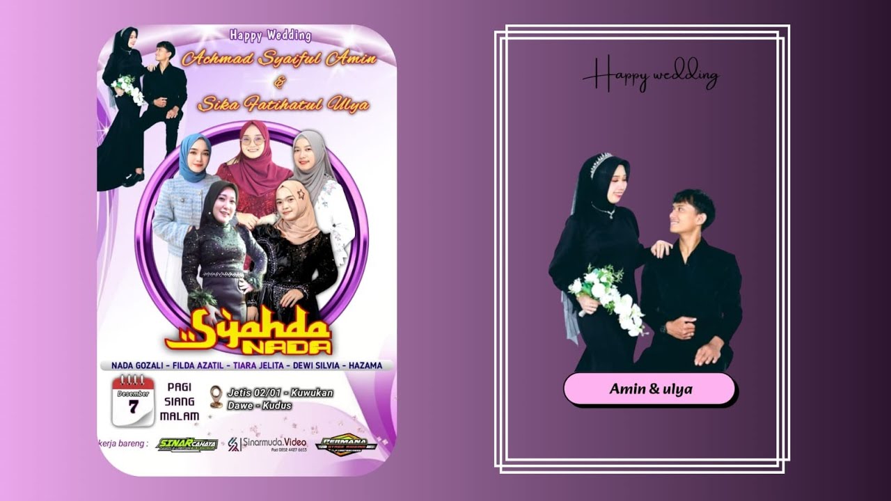 🔴LIVE SYAHDA NADA WALIMATUL URSY AHMAD SYAIFUL AMIN & SIKA FATIHATUL ULYA ( PAGI )