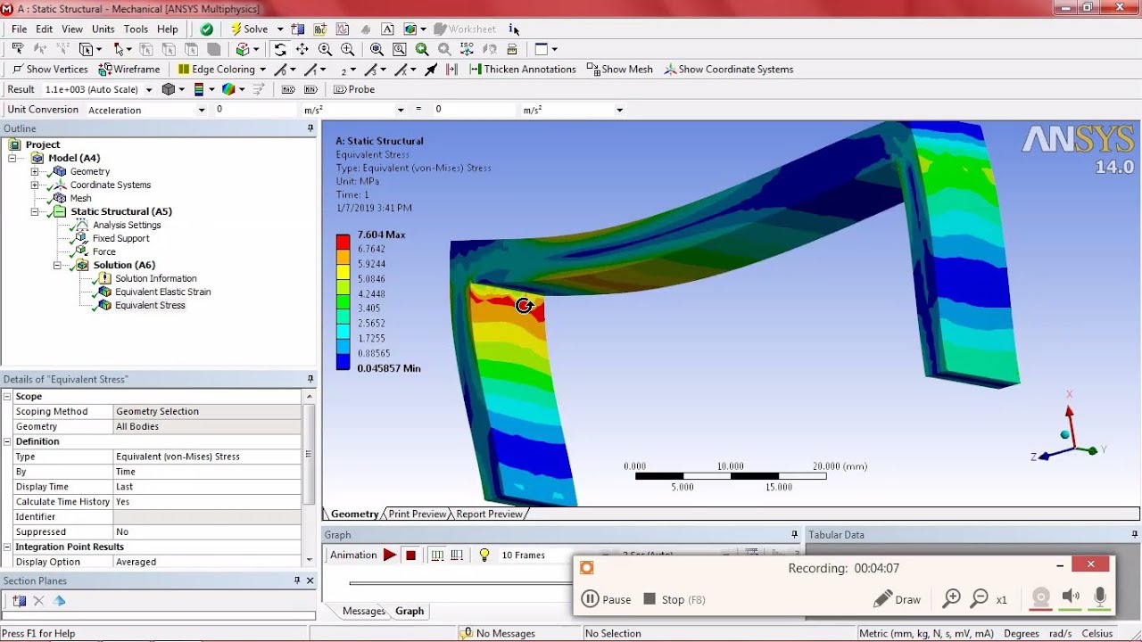2d model ansys 15