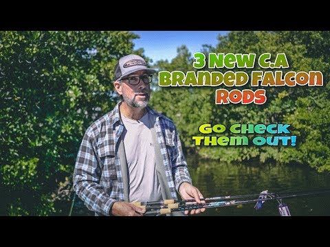 3 New C.A Branded Falcon Rods! 