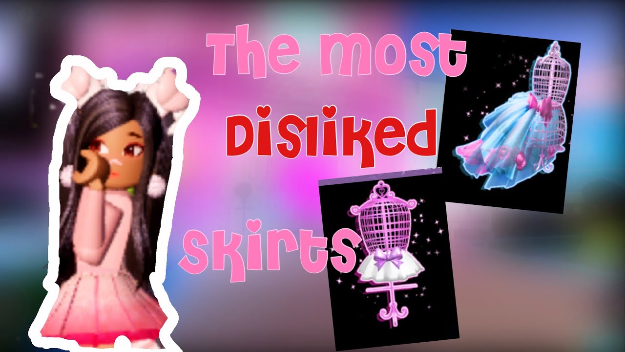 The Most Disliked Skirts In Royale High The Least Favorite Skirts In Royale High Abbie S Outlet Youtube - the most hated items on roblox w fave