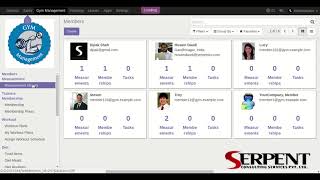 2. Odoo Gym Members and Trainers Management - SerpentCS screenshot 1