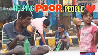 Helping Poor Peoples ❤️ Giving Food