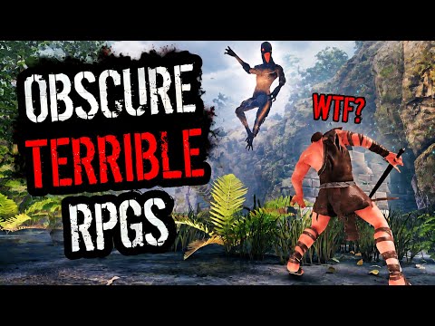 I Played 10 HORRIBLE and Obscure RPGs Because I like Suffering
