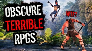 I Played 10 HORRIBLE and Obscure RPGs Because I like Suffering