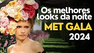 Brilho e Glamour: Os Melhores Looks da Noite MET Gala 2024 ✨👗 #METGala #Moda #Fashion #Arte