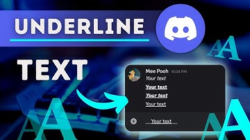 How to Underline Text in Discord (Desktop & Mobile)