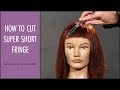 How to Cut Short Bangs with Lots of Texture - Baby Fringe
