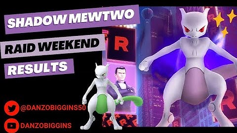 Shadow Mewtwo Raid Weekend - Results 🤩👀
