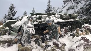 Winter War Army Men Stop Motion Battle of Tolvajärvi Russian Invasion of Finland