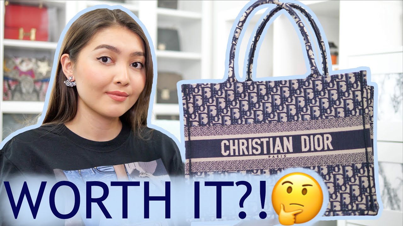 dior book tote celebrity