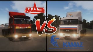 картинка: MOTOR DEPOT Камаz Или МАЗ Что Лучше??? КамАЗ 54115 /МАЗ 6422/ #kozgames #motordepot  #камаз #Маз