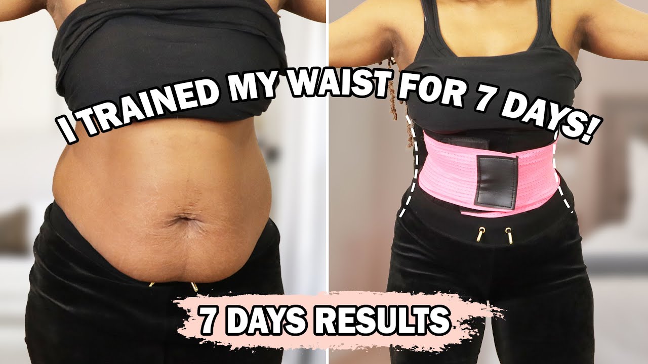 I wore a WAIST TRAINER BELT for 7 days 😱 *Shocking RESULTS! 