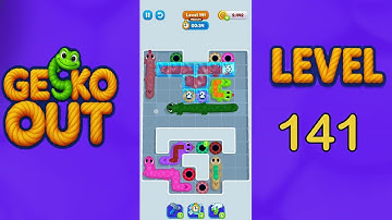 Gecko Out Level 141 Solution  | Step by Step Walkthrough