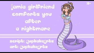 Lamia Girlfriend comforts you after a nightmare [gender neutral][asmr]