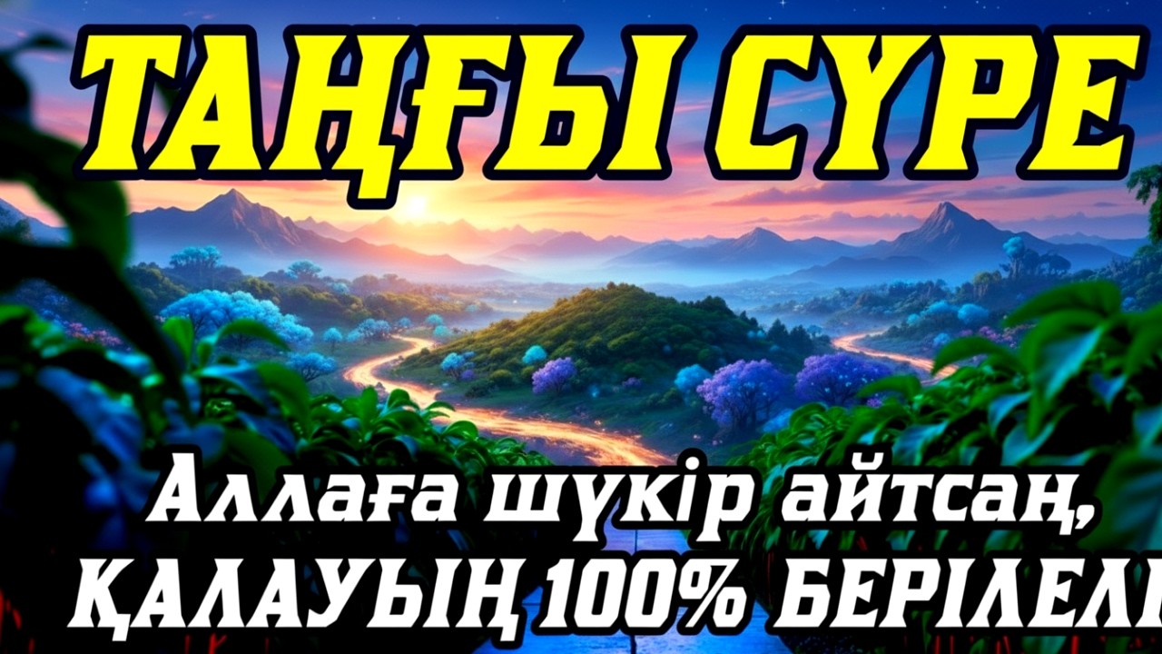 Таңғы сүрені қосыңыз 💥Үйден жамандық қашады 💥 Сосын береке байлық қалағаның беріледі💥