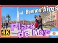 【4K】WALK Plaza de Mayo Buenos Aires ARGENTINA walking tour 4k