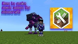 How to make mech addon for minecraft using addon maker only! #2 screenshot 5