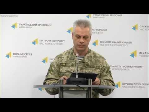 Полковник Андрій Лисенко, речник Міністерства оборони України з питань АТО. УКМЦ 24.05.2017