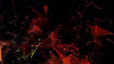 Mass Movement Of Colored Plexus Stock Motion Graphics